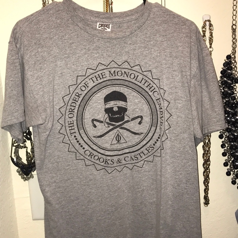 Grey Crooks & Castles T-Shirt